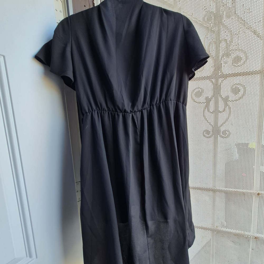 BloomChic Black High Low Dress